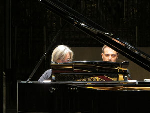 R&egrave;quiem de Mozart, per a piano a quatre mans, amb Carles Lama i Sofia Cabruja, a la Catedral de Girona