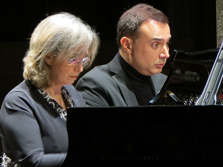R&egrave;quiem de Mozart, per a piano a quatre mans, amb Carles Lama i Sofia Cabruja, a la Catedral de Girona