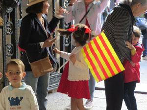 Toc de rams. Canvi dels rams de flors de les gegantes de Girona