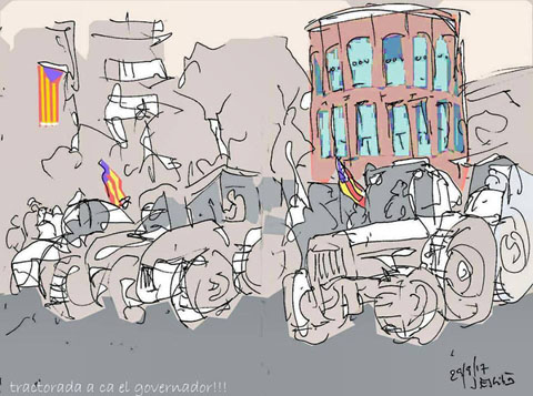 Dibuix de Joan Escrib&agrave; Serra