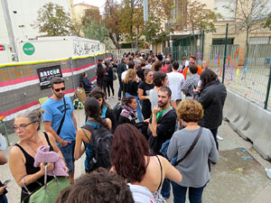 1 d'octubre 2017. Votaci&oacute; del refer&egrave;ndum a l'escola Eiximenis
