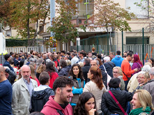 1 d'octubre 2017. Votació del referèndum a l'escola Eiximenis