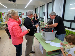 1 d'octubre 2017. Votació del referèndum a l'escola Eiximenis