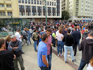 1 d'octubre 2017. Votació del referèndum a l'escola Eiximenis
