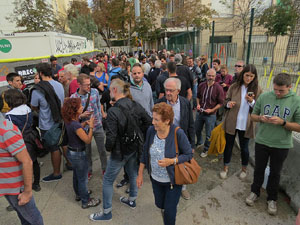 1 d'octubre 2017. Votació del referèndum a l'escola Eiximenis