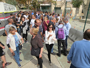 1 d'octubre 2017. Votació del referèndum a l'escola Eiximenis