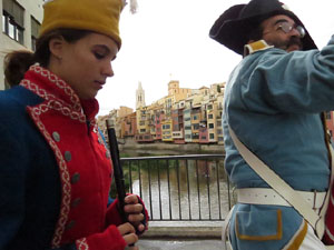 X Festa Reviu els Setges Napole&ograve;nics de Girona. Desfilada pels carrers de Girona