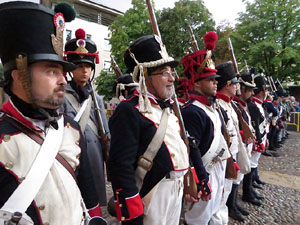 X Festa Reviu els Setges Napole&ograve;nics de Girona. Combat a la pla&ccedil;a de Sant Dom&egrave;nec