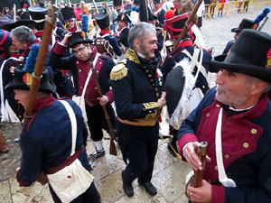 X Festa Reviu els Setges Napole&ograve;nics de Girona. Combat a la pla&ccedil;a de Sant Dom&egrave;nec