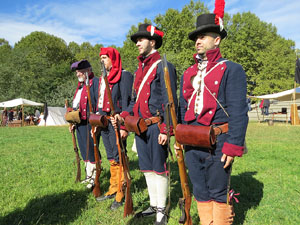 X Festa Reviu els Setges Napoleònics de Girona. Campament napoleònic a les Ribes del Ter