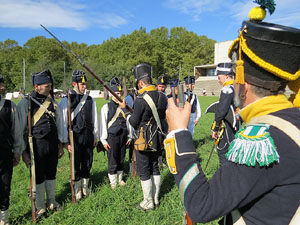 X Festa Reviu els Setges Napoleònics de Girona. Campament napoleònic a les Ribes del Ter