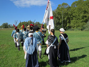 X Festa Reviu els Setges Napole&ograve;nics de Girona. Campament napole&ograve;nic a les Ribes del Ter