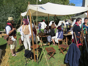 X Festa Reviu els Setges Napole&ograve;nics de Girona. Campament napole&ograve;nic a les Ribes del Ter