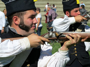 X Festa Reviu els Setges Napole&ograve;nics de Girona. Campament napole&ograve;nic a les Ribes del Ter