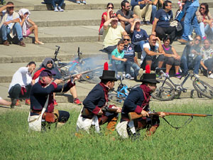 X Festa Reviu els Setges Napole&ograve;nics de Girona. Recreaci&oacute; d'una batalla napole&ograve;nica a les Ribes del Ter