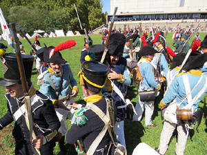 X Festa Reviu els Setges Napole&ograve;nics de Girona. Cloenda de la festa napole&ograve;nica a les Ribes del Ter