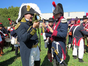X Festa Reviu els Setges Napole&ograve;nics de Girona. Cloenda de la festa napole&ograve;nica a les Ribes del Ter