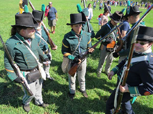 X Festa Reviu els Setges Napole&ograve;nics de Girona. Cloenda de la festa napole&ograve;nica a les Ribes del Ter
