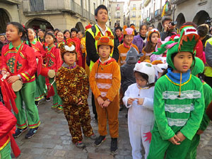 Celebraci&oacute; de l'any nou xin&egrave;s, el 4716, any del Gos, a Girona