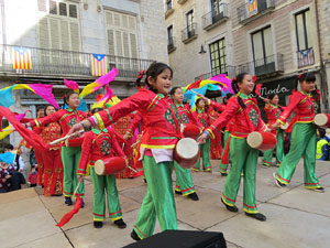 Celebraci&oacute; de l'any nou xin&egrave;s, el 4716, any del Gos, a Girona