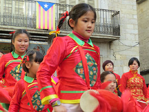 Celebraci&oacute; de l'any nou xin&egrave;s, el 4716, any del Gos, a Girona