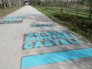 L'itinerari del Ter. Ruta seguint el curs del riu Ter del Pont Major al pont de l'Aigua