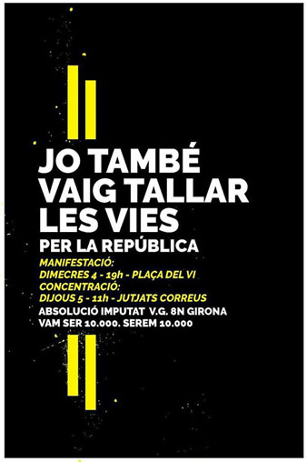Cartell de la manifestaci&oacute;