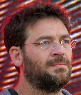 Albano-Dante Fach&iacute;n durant el seu parlament