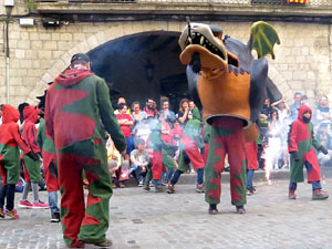 Festes de Primavera de Girona 2018. Entrega del Petit Drac Major de Girona