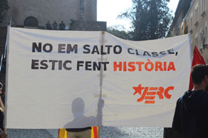 Concentració per la llibertat dels presos polítics a la plaça del Vi
