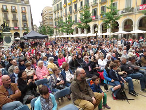 Festival A Capella 2018. Actuaci&oacute; d'Audiofeel a la pla&ccedil;a de la Independ&egrave;ncia
