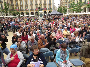 Festival A Capella 2018. Actuaci&oacute; d'Audiofeel a la pla&ccedil;a de la Independ&egrave;ncia