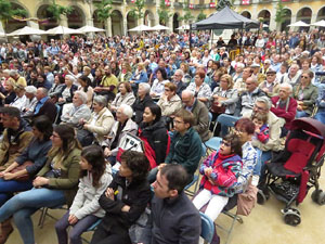 Festival A Capella 2018. Actuaci&oacute; d'Audiofeel a la pla&ccedil;a de la Independ&egrave;ncia