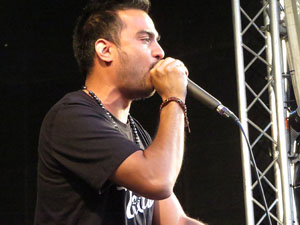 Festival A Capella 2018. Actuaci&oacute; de Beatbox Collective a la pla&ccedil;a de la Independ&egrave;ncia