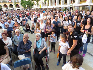 Festival A Capella 2018. Actuaci&oacute; de Beatbox Collective a la pla&ccedil;a de la Independ&egrave;ncia