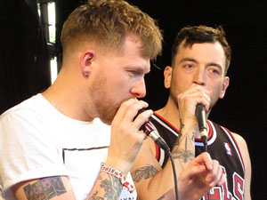 Festival A Capella 2018. Actuaci&oacute; de Beatbox Collective a la pla&ccedil;a de la Independ&egrave;ncia