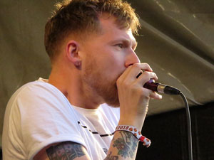 Festival A Capella 2018. Actuaci&oacute; de Beatbox Collective a la pla&ccedil;a de la Independ&egrave;ncia