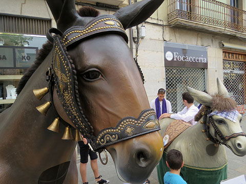 La Mulassa i la Somera de Falset a la Rambla de la Llibertat