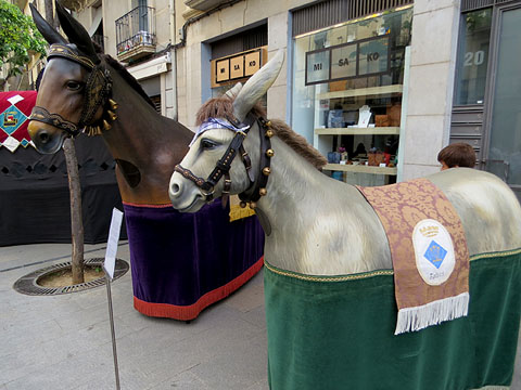 La Mulassa i la Somera de Falset a la Rambla de la Llibertat