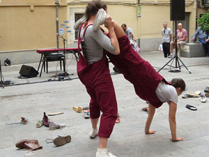 inund'ART 2018. Performance de poesia i dansa del Col·lectiu Tac-Tiq