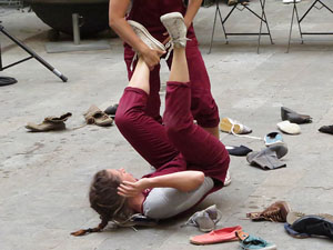 inund'ART 2018. Performance de poesia i dansa del Col·lectiu Tac-Tiq