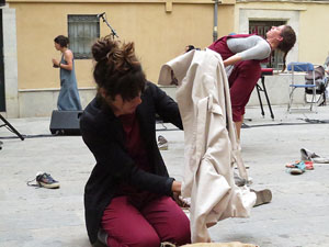 inund'ART 2018. Performance de poesia i dansa del Col·lectiu Tac-Tiq