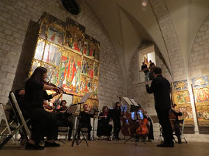 Nit dels Museus 2018. Actuaci&oacute; musical al Museu d'Art