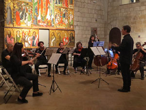 Nit dels Museus 2018. Actuaci&oacute; musical al Museu d'Art