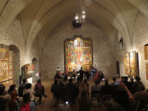 Nit dels Museus 2018. Actuaci&oacute; musical al Museu d'Art