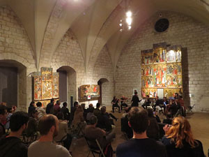 Nit dels Museus 2018. Actuaci&oacute; musical al Museu d'Art