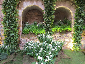 Temps de Flors 2018. Decoracions florals als diversos espais dels Banys Àrabs