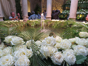 Temps de Flors 2018. Decoracions florals als diversos espais dels Banys Àrabs