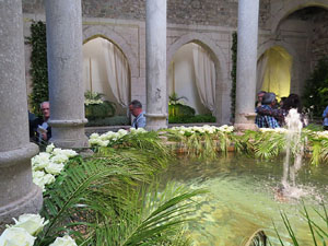 Temps de Flors 2018. Decoracions florals als diversos espais dels Banys Àrabs