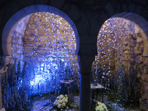 Temps de Flors 2018. Decoracions florals als diversos espais dels Banys Àrabs